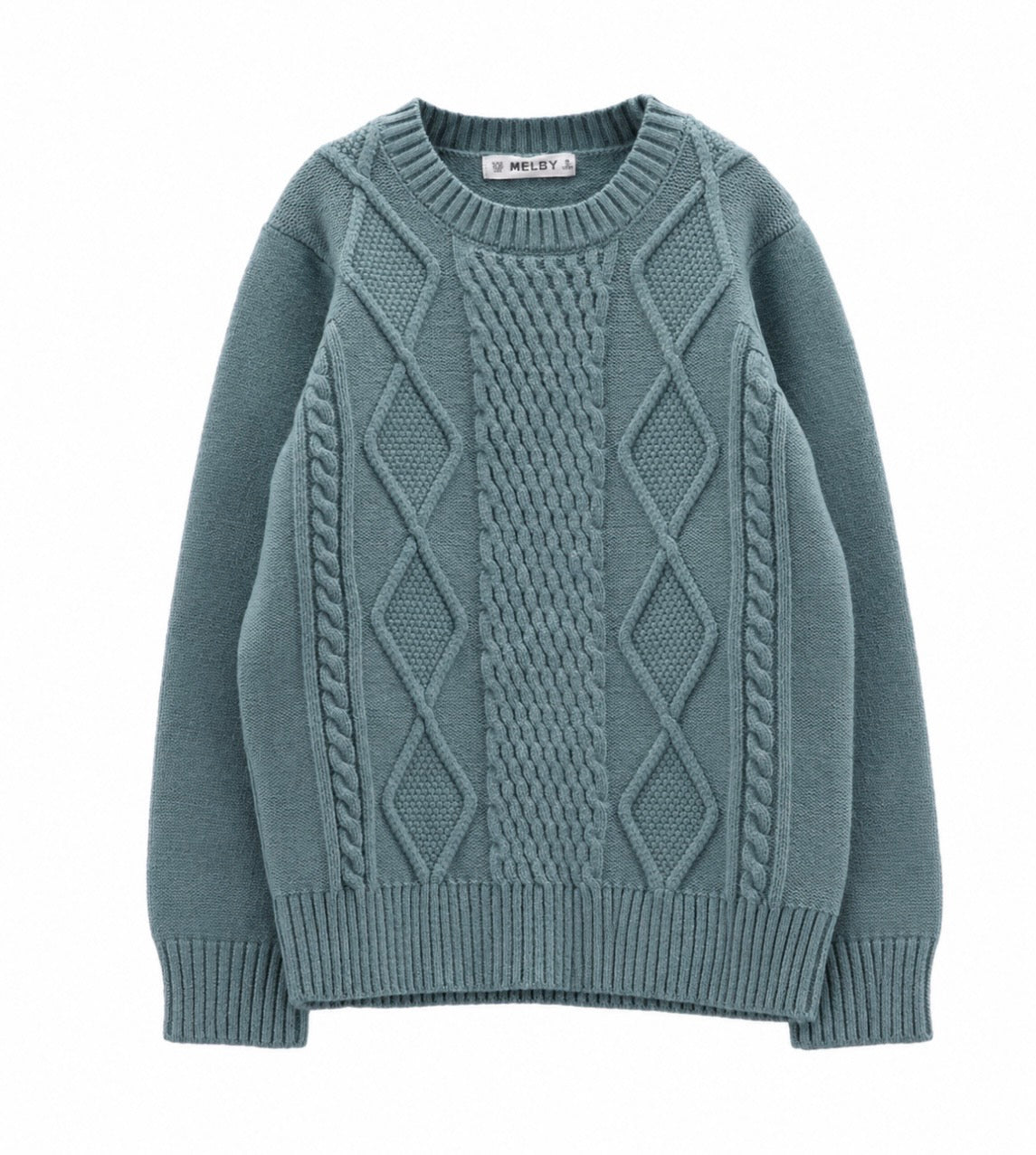 Maglione a trecce