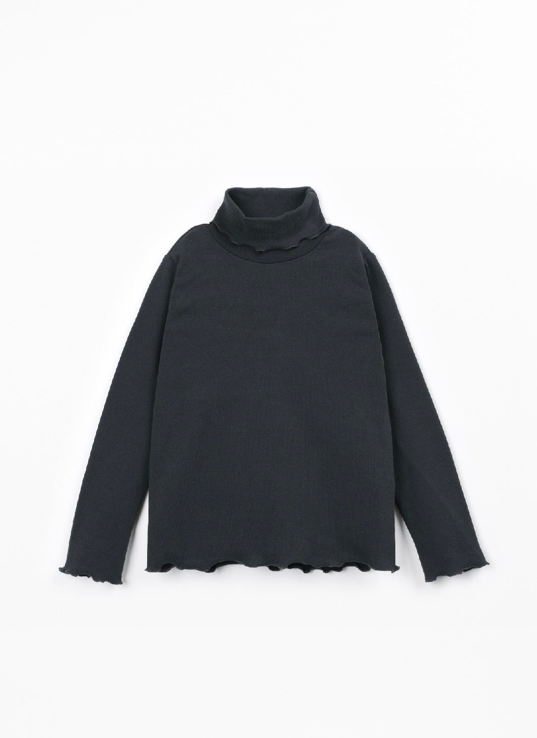 T-shirt a manica lunga a collo alto