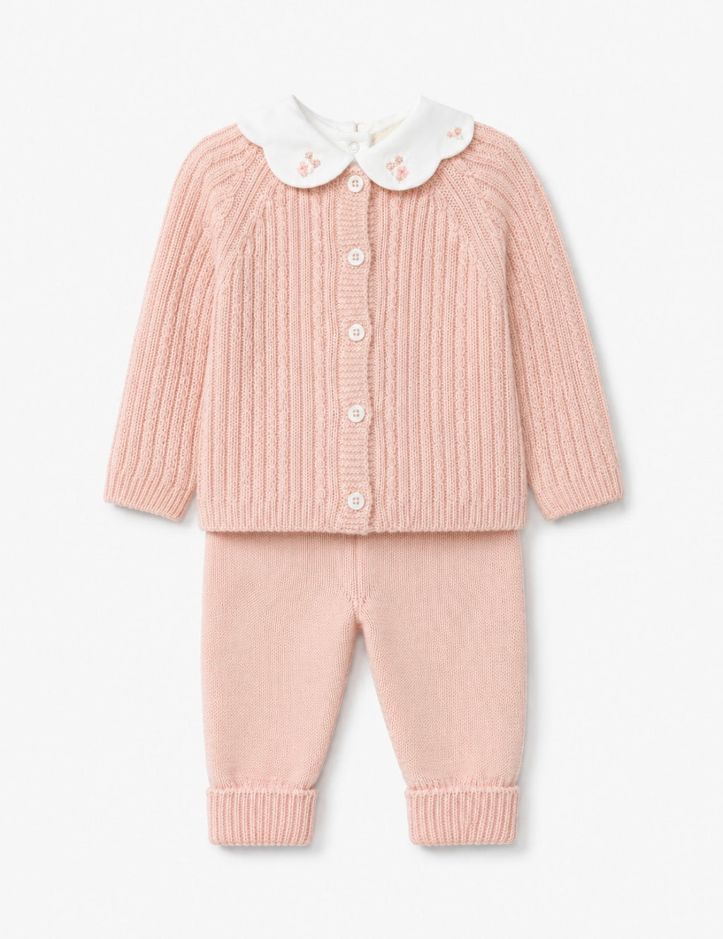Completo in lana e cashmere