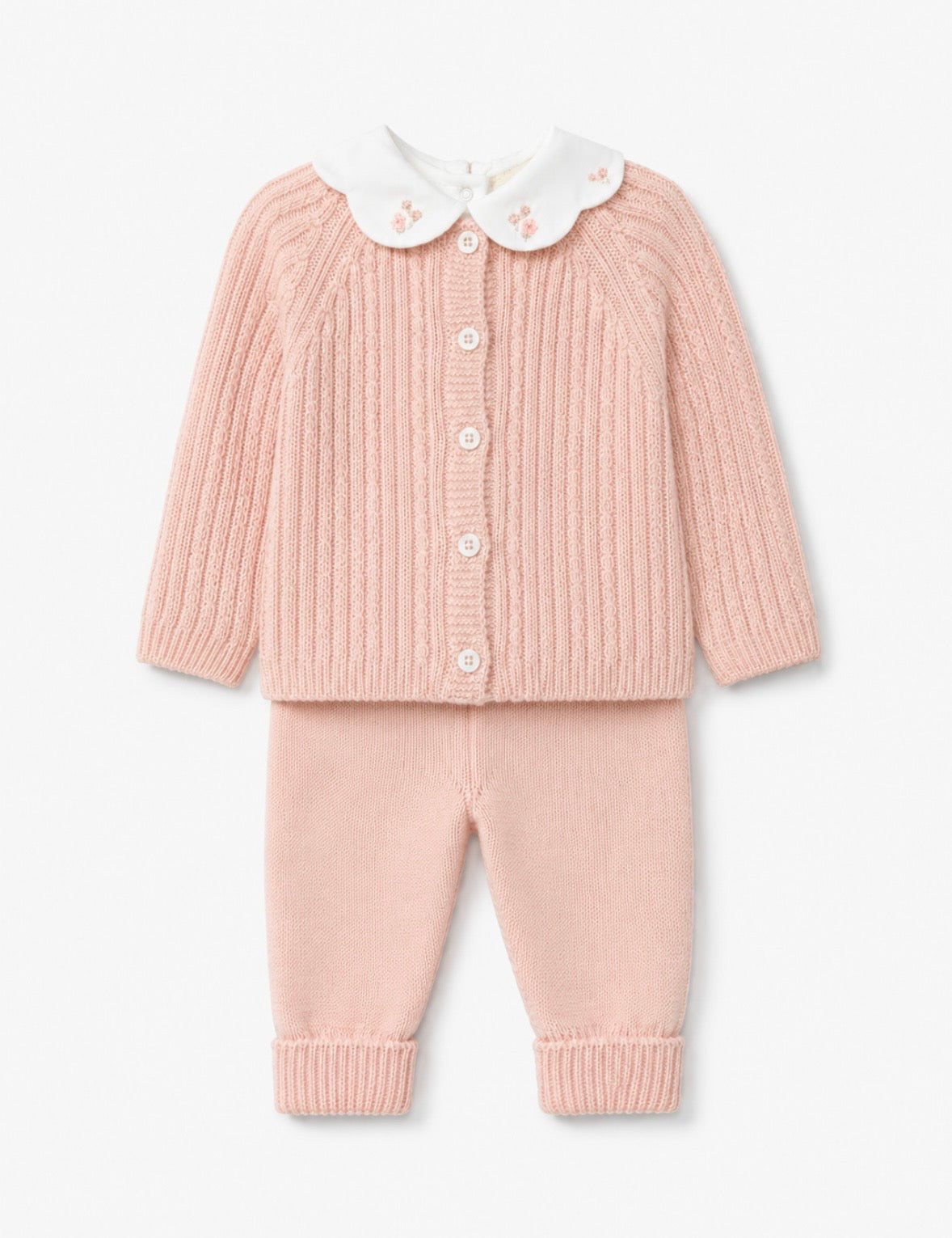 Completo in lana e cashmere