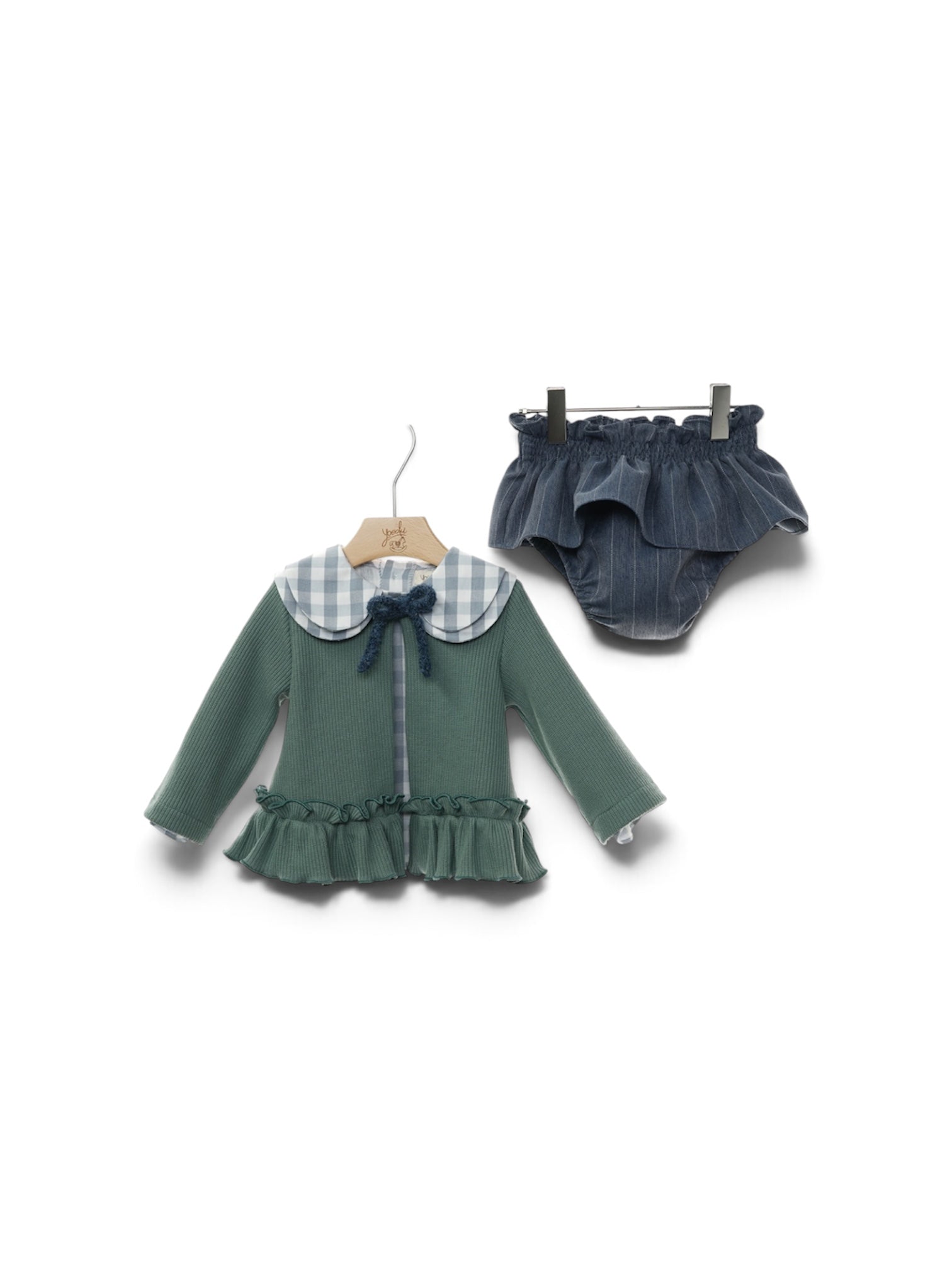 Coordinato camicia vichy più culotte