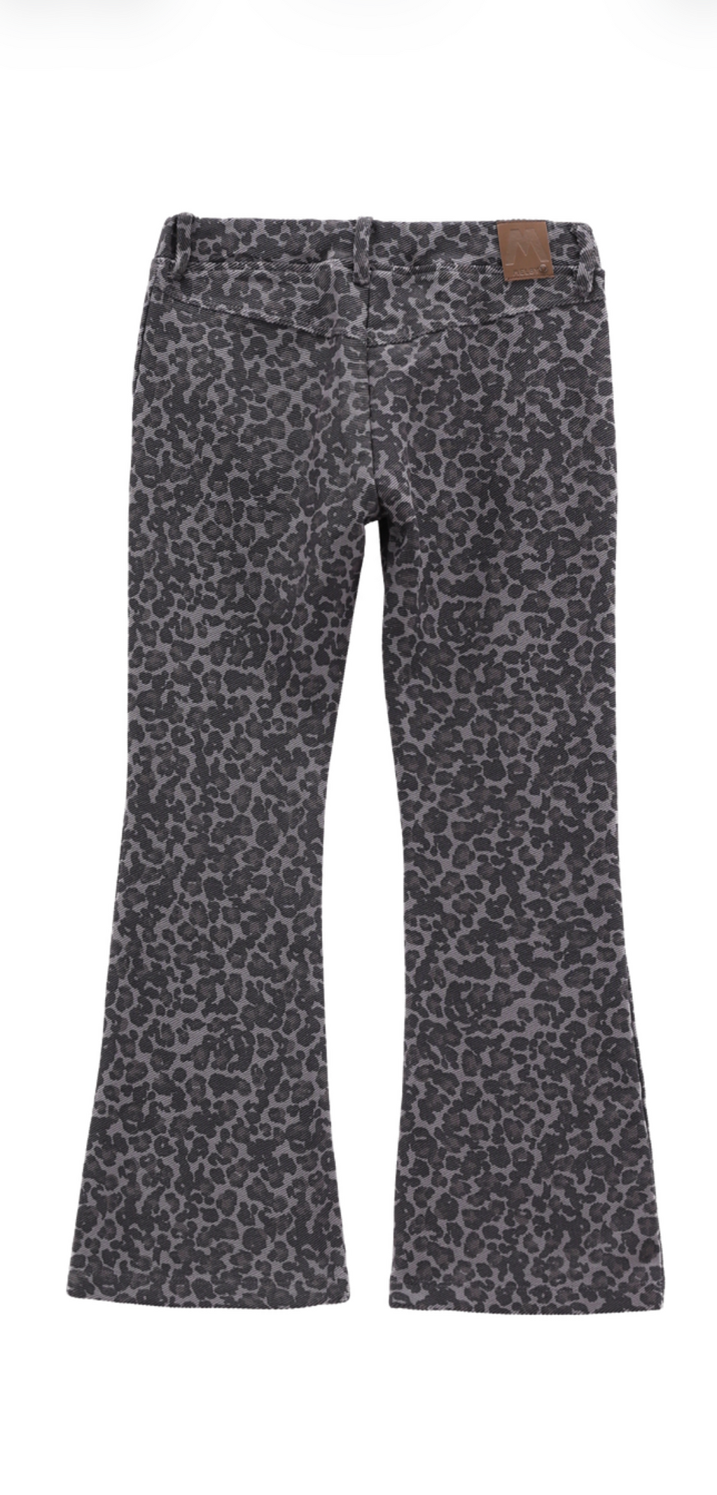 Pantaloni a zampa maculati