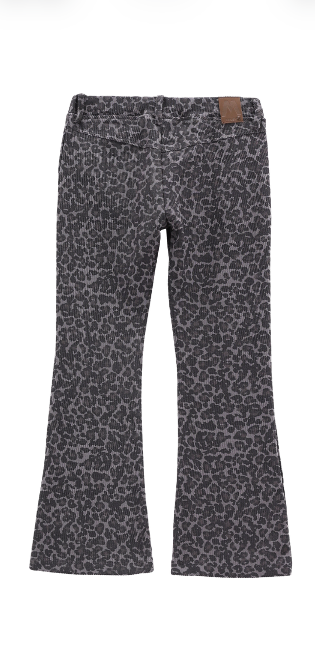 Pantaloni a zampa maculati