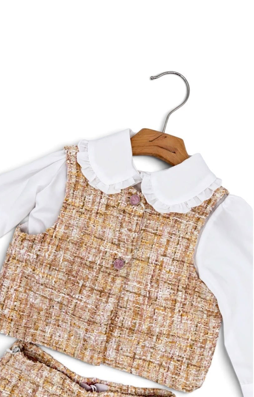 Completo camicia short gilet