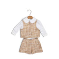 Completo camicia short gilet