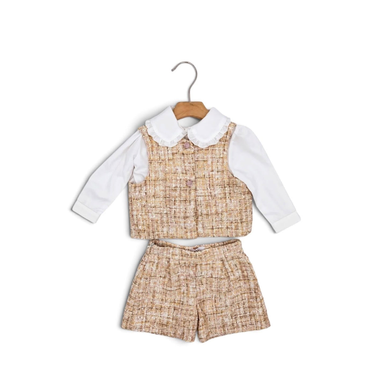 Completo camicia short gilet