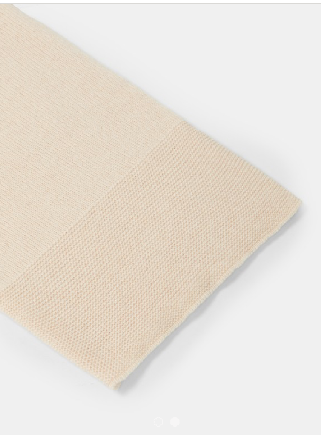 Coperta lana merino e cashmere