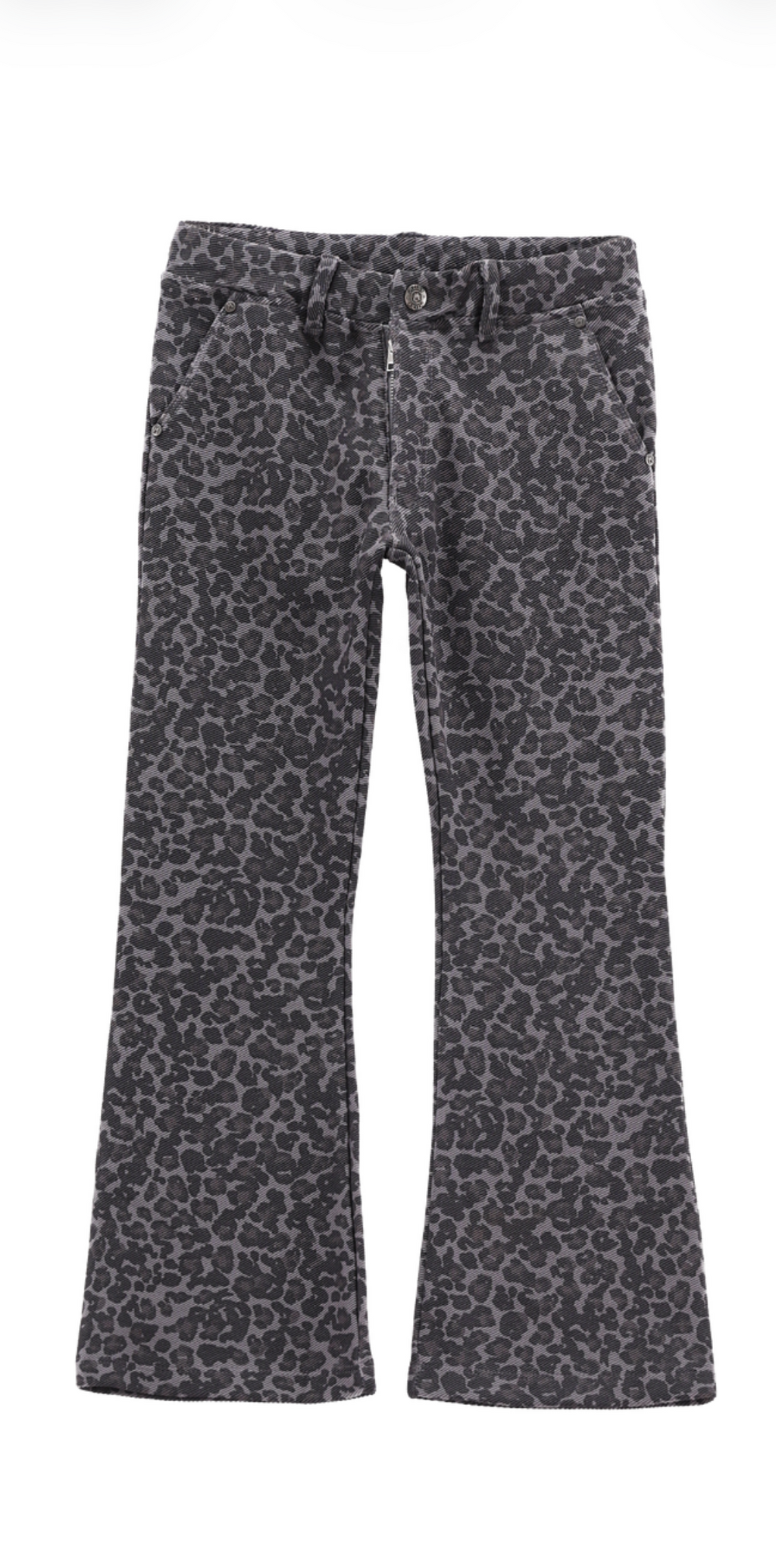 Pantaloni a zampa maculati