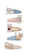 Set 5 fermagli gattini