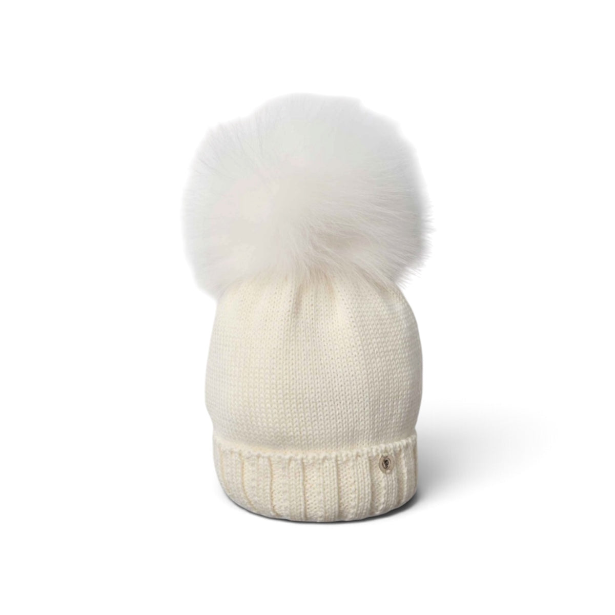Cappello in lana con risvolto