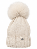 Cappello in lana con pom pon