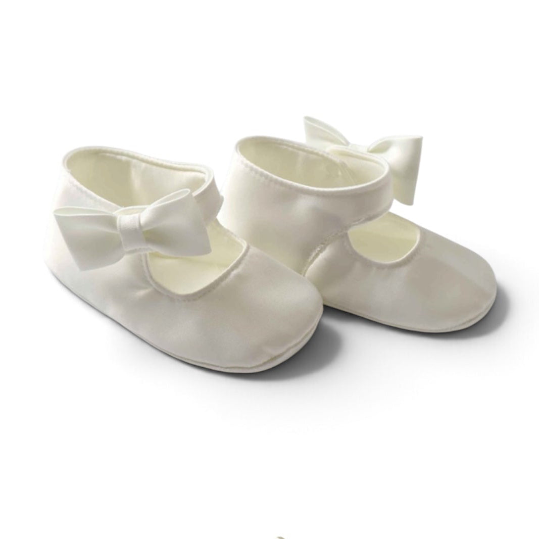 Scarpine culla con fiocco
